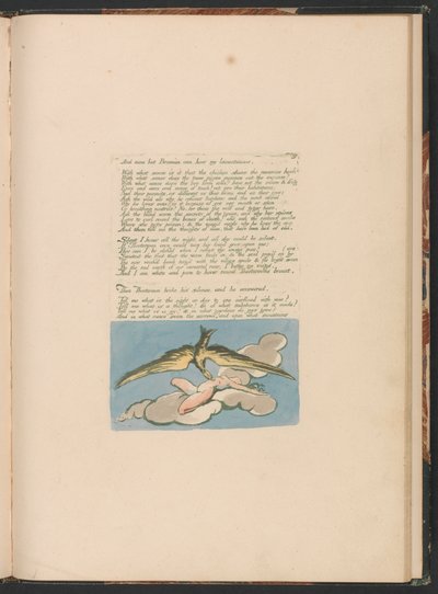 Visioni delle figlie di Albion, Tavola 6, "E nessuno tranne Bromian . . . . " da William Blake
