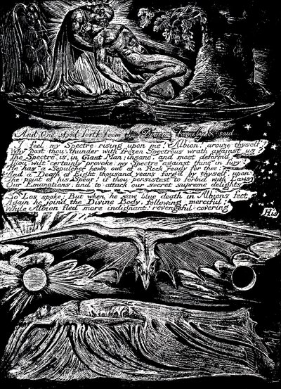 William Blake 1757-1827, mistico, poeta, pittore e incisore inglese, 1804-1820 da William Blake