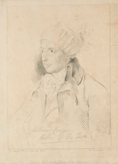 William Cowper, 1802 da William Blake