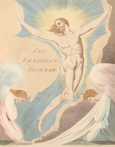 Pensieri Notturni di Young, Pagina 65, La quarta notte, Il trionfo cristiano da William Blake