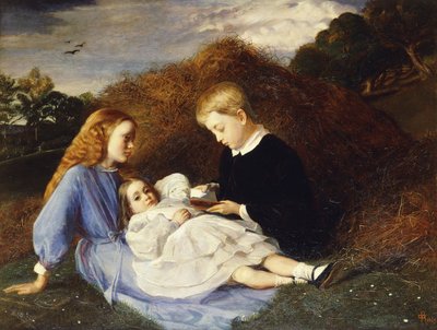 Amy, Dorothea e Hungerford Wren Hoskyns da William Blake Richmond