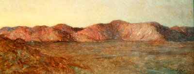 Deserto di El Kab, crepuscolo da William Blake Richmond