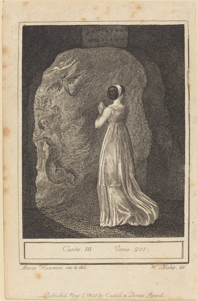 Canto III, Verso 201 da William Blake after Mary Ann Flaxman