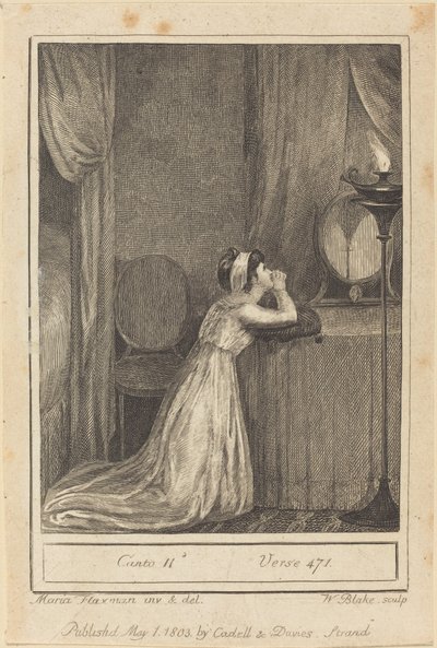 Canto II, Verso 471 da William Blake after Mary Ann Flaxman