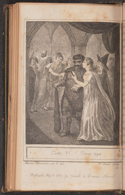 Canto IV, Verso 294 da William Blake after Mary Ann Flaxman