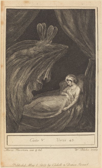 Canto V, Verso 43 da William Blake after Mary Ann Flaxman