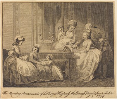 I Divertimenti Mattutini di Sua Altezza Reale da William Blake after Thomas Stothard