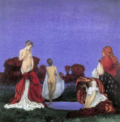 Zingari che fanno il bagno da William Blamire Young