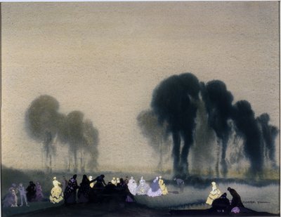 Feste al chiaro di luna, c.1924 da William Blamire Young