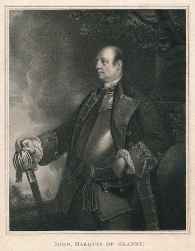 John, Marchese di Granby, c1758-1760 da William Bond