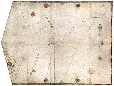 Carta portolana costruita da William Borough che mostra l