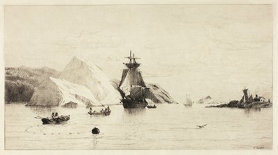 Paesaggio marino artico da William Bradford