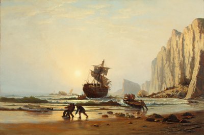 Naufragio al Largo del Labrador 1867 da William Bradford