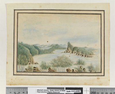 Opp. p. 92. `North Arm of Broken Bay New South Wales da un