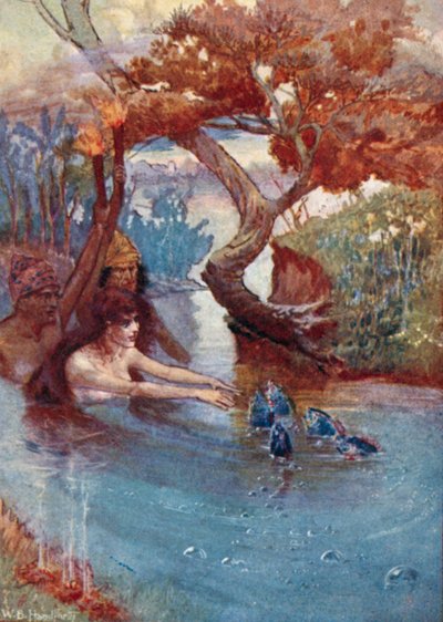 Illustrazione per Vathek, Una storia araba, di William Beckford da William Bradshaw Handforth