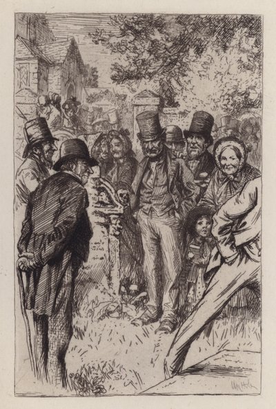 Un debole, inutile disgraziato (incisione) da William Brassey (after) Hole