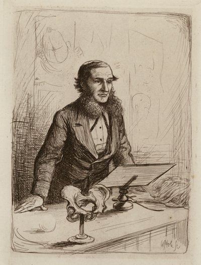 Alexander Russell Simpson, Professore di Ostetricia e Malattie delle Donne e dei Bambini (incisione) da William Brassey (after) Hole