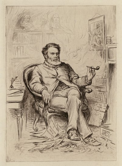 David Masson, Professore di Retorica e Letteratura Inglese da William Brassey (after) Hole