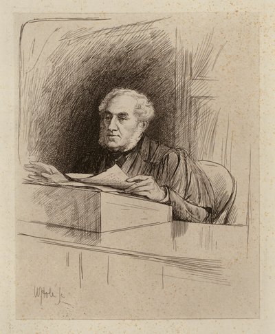 James Stuart Fraser-Tytler, Professore di Trasferimento di Proprietà (incisione) da William Brassey (after) Hole