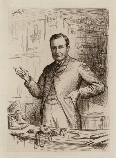 John Chiene, Professore di Chirurgia (incisione) da William Brassey (after) Hole