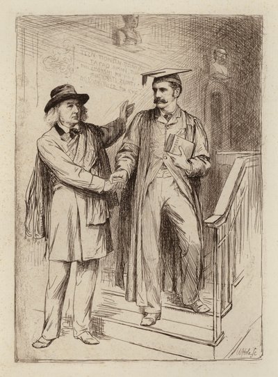 John Stuart Blackie, Professore Emerito; Samuel Henry Butcher, Professore di Greco da William Brassey (after) Hole