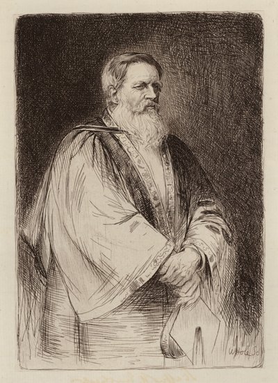 Sir Stafford Henry Northcote, Lord Rettore da William Brassey (after) Hole