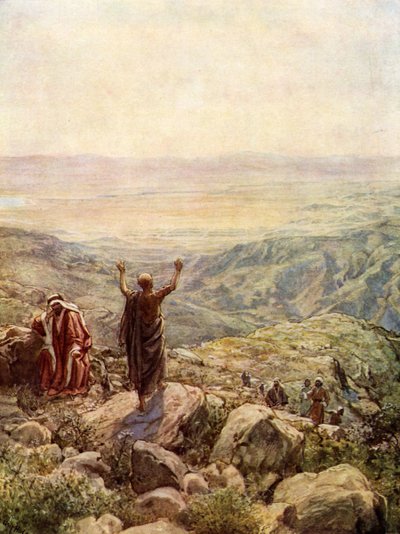 Balaam benedice il campo di Israele da William Brassey Hole