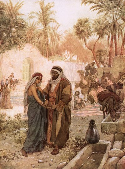 Eliezer e Rebecca da William Brassey Hole