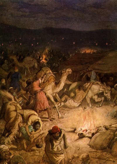 Gedeone nel campo dei Madianiti da William Brassey Hole
