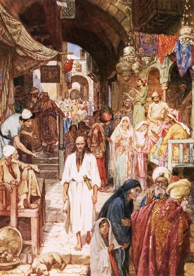 Isaia testimonia il vizio e la follia di Gerusalemme da William Brassey Hole