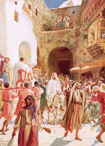 Gesù entra a Gerusalemme da William Brassey Hole