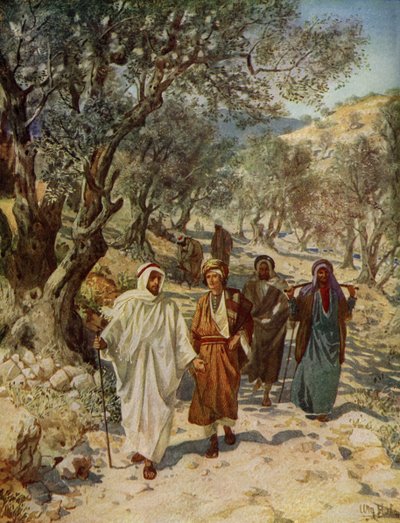 Filippo e Natanaele diventano discepoli di Gesù - Bibbia da William Brassey Hole