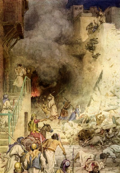 La distruzione di Gerico da William Brassey Hole