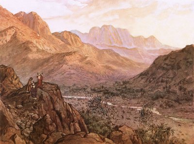 La battaglia di Rephidim da William Brassey Hole
