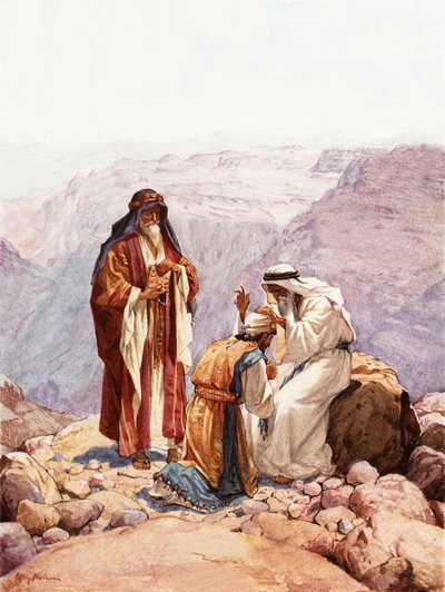 La consacrazione di Eleazar come sommo sacerdote da William Brassey Hole