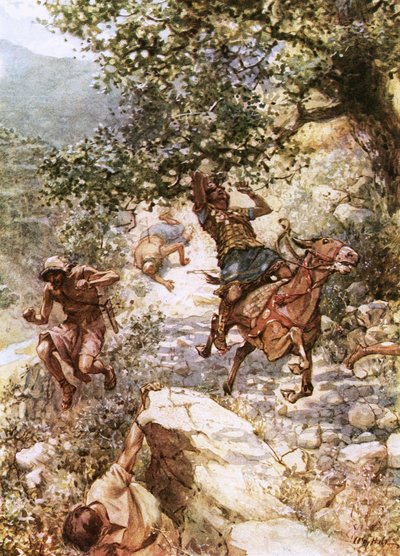 La morte di Assalonne da William Brassey Hole