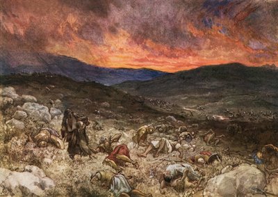 La morte di Saul a Gilboa da William Brassey Hole