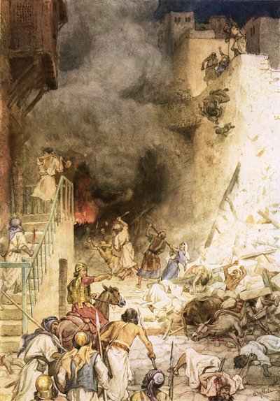 La distruzione di Gerico da William Brassey Hole