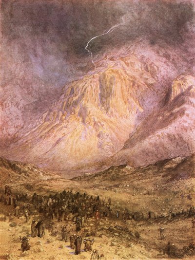 La consegna delle leggi sul Sinai da William Brassey Hole