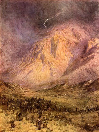 La consegna della legge sul Monte Sinai da William Brassey Hole