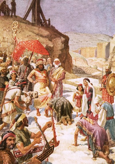 La sottomissione di Conia a Nabucodonosor, 587 a.C. da William Brassey Hole