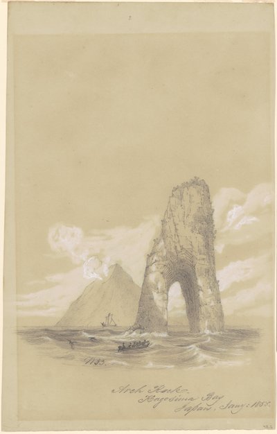 Roccia ad arco, Baia di Kagosima, Giappone da William Brenton Boggs