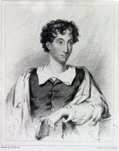 Reverendo Charles Robert Maturin, inciso da Henry Meyer, 1819 da William Brocas