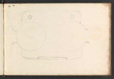 Schizzo di un dispositivo sconosciuto da William Brockedon