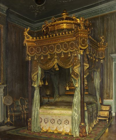 Letto di Stato a Osterley Park da William Bruce Ellis Ranken