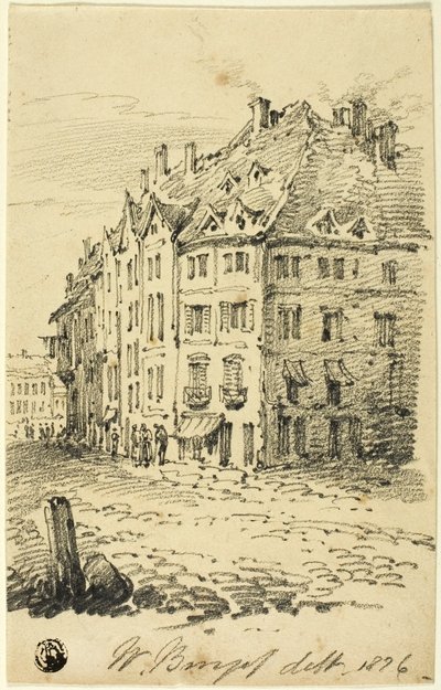 Strada cittadina da William Burges
