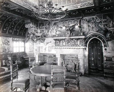 Sala da pranzo nella casa di William Burges da William Burges