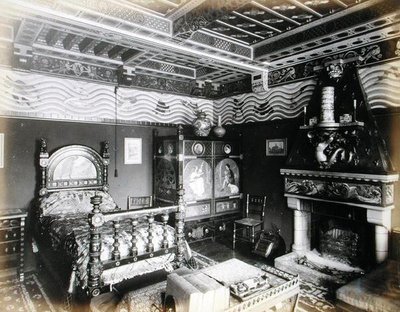 La camera da letto di William Burges da William Burges