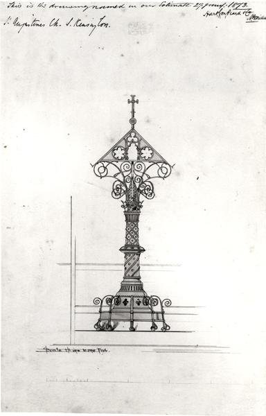 Progetto per un leggio, St Augustine