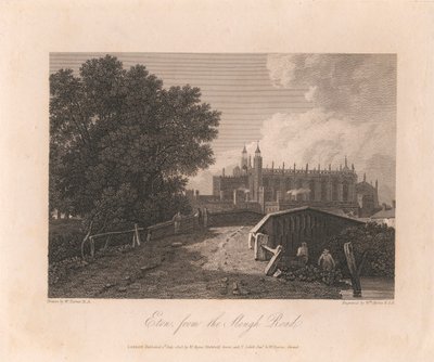 Eton, dalla strada di Slough da William Byrne
